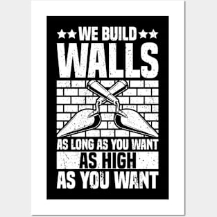 Bricklayer Brick Layer Posters and Art